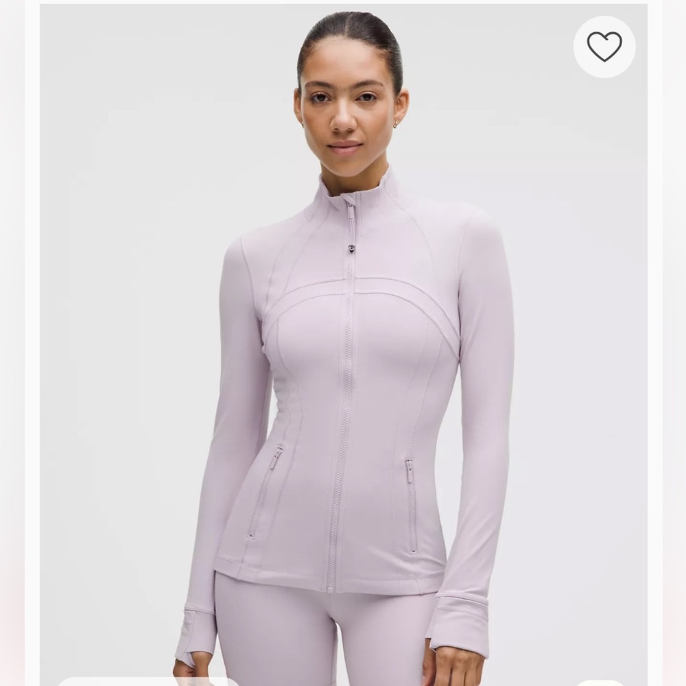 Lululemon NEW DEFINE JACKET NULU In Faint Lavender Full-Zip Size 12